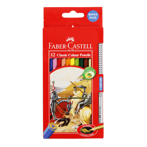 Faber-Castell Classic Colour Pencils 12